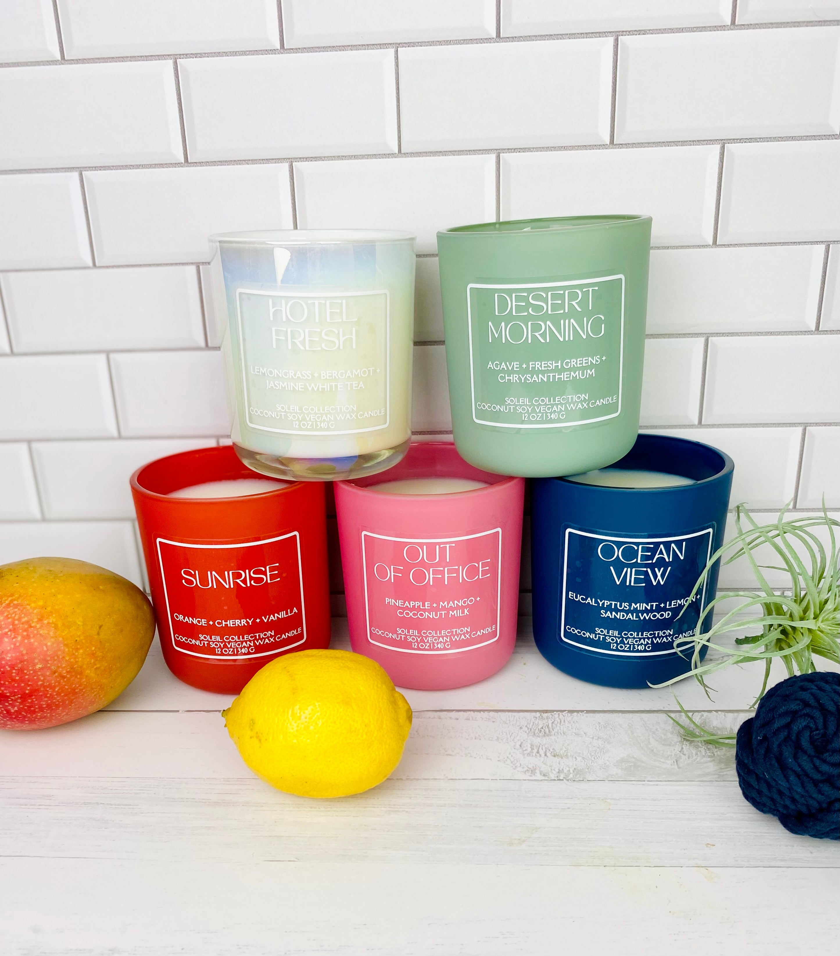 luxury floral candle
