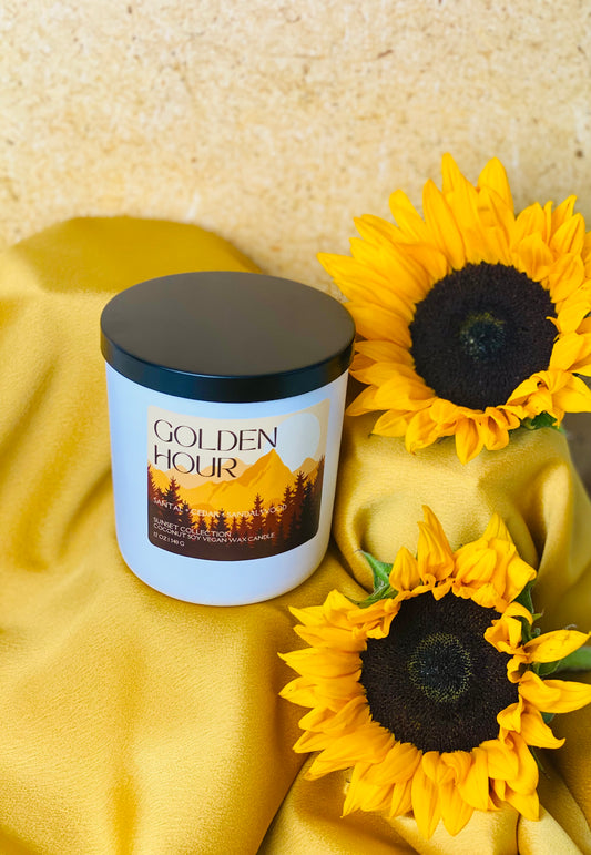 santal cedar sandalwood golden hour candle arizona