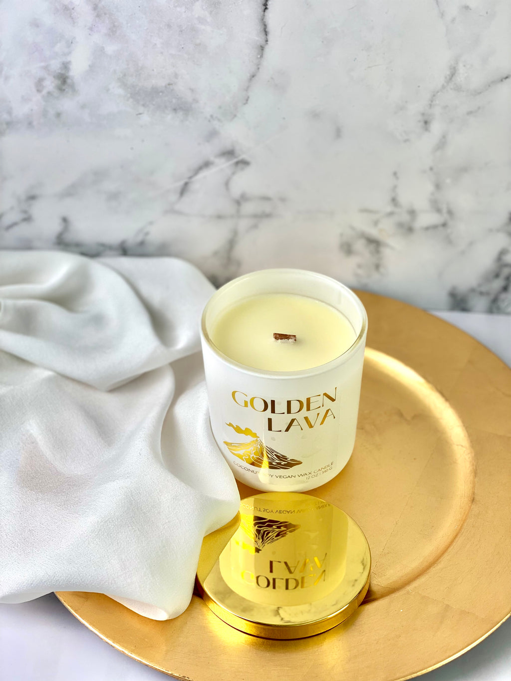 volcano citrus candle