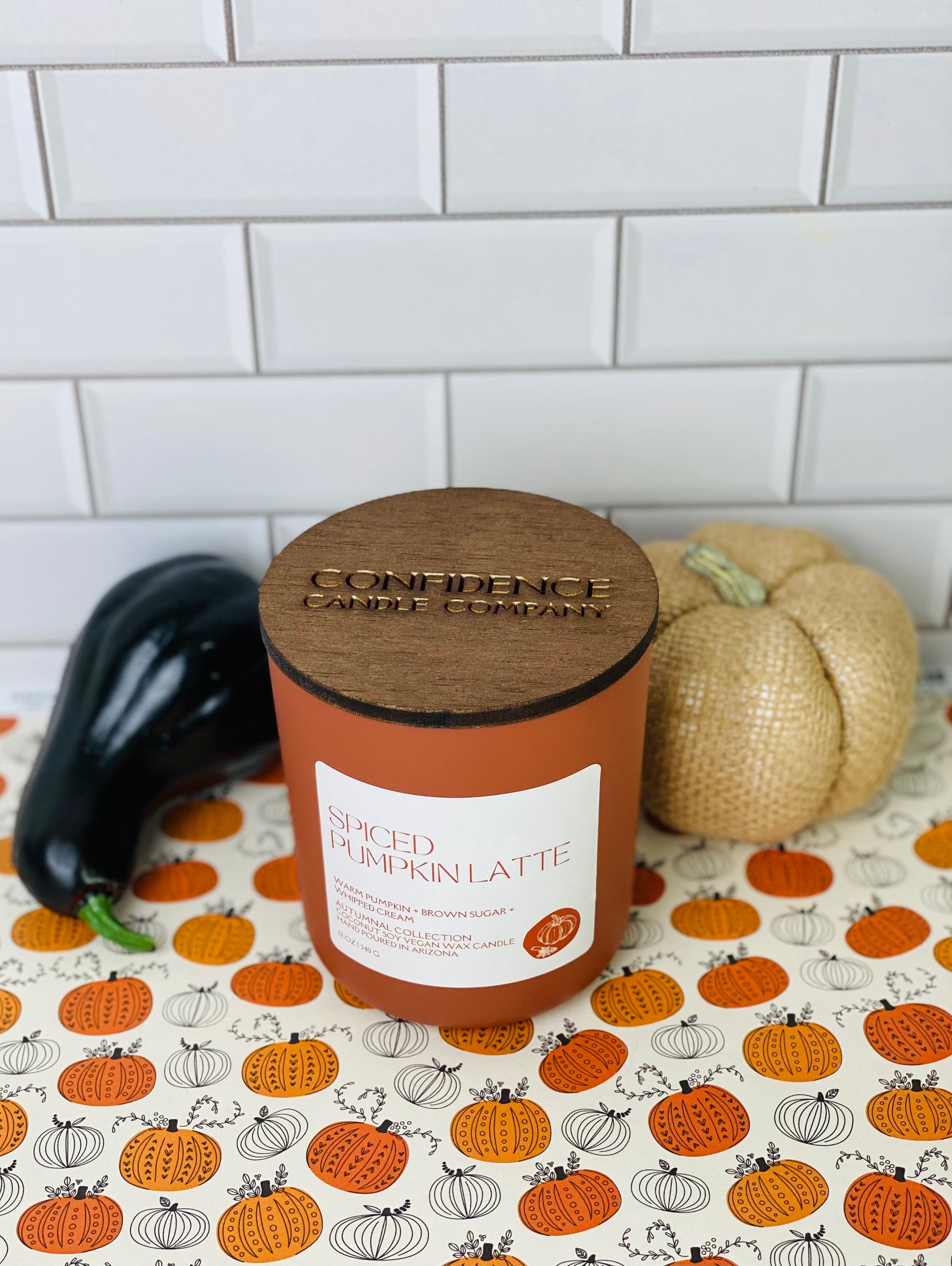 most popular pumpkin latte candle